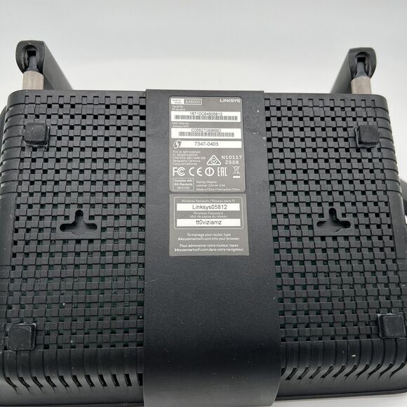 Linksys Max-Stream 1733 Mbps 4-Port Gigabit Wireless AC Router - EA8500 - Picture 7 of 7